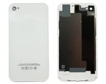 Задняя крышка (стекло) iPhone 4S белая 2кл