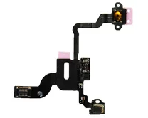 Шлейф iPhone 4 на кнопку вкл + микр 1кл