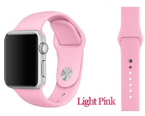 Ремешок Watch Series 42mm/44mm/45mm/49mm силиконовый light pink, ML #17
