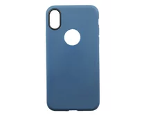 Чехол iPhone X/XS Силикон синий