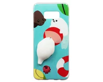 Чехол Samsung G955F S8+ Antistress (Морской котик белый)