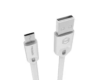 яяяКабель McDodo CA-0430 microUSB - USB белый, 1м