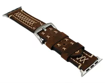 Ремешок Watch Series 42mm/44mm XX-band кожа коричневый