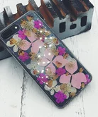 Чехол iPhone XS Max Гелевые цветы в ассортименте