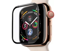 Защ. стекло Watch Series 4/5/6/SE, 44mm 3D Full черное