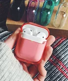 Чехол AirPods Пластик (красный)