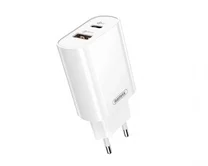 СЗУ-1USB + USB-C Remax RP-U37, 18W QC3.0, белый