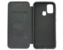 Чехол книжка Samsung M31 M315F Flip SoftTouch (темно-синий)