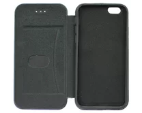 Чехол книжка iPhone 6/6S Flip SoftTouch (темно-синий)