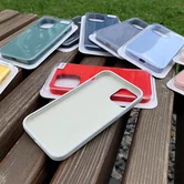 Чехол iPhone 12 Pro Max Liquid Silicone FULL (белый)