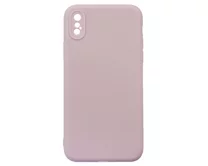 Чехол iPhone X/XS TPU Matte 2.0mm (пурпурный)