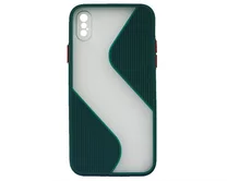 Чехол iPhone X/XS ZigZag (зеленый)