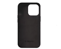 Чехол iPhone 13 Pro Max Deppa Leather Case (черный)