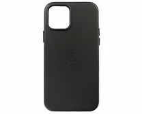 Чехол iPhone 12/12 Pro Leather hi-copy (черный)