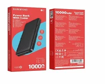 Внешний АКБ 10000 mAh Borofone BJ3 Minimalist черный