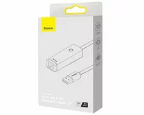 Переходник Baseus Lite Series USB-A to RJ45 (черный)