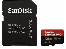 Карта памяти MicroSDXC SanDisk Extreme Pro 200/90MB/s (128GB cl10 + SD)