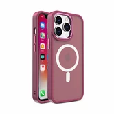Чехол iPhone 11 Matte Case MagSafe (бордовый)