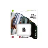 яяяКарта памяти MicroSDHC Kingston Canvas Select Plus (32GB cl10 UHS-I)