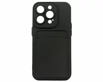 Чехол iPhone 14 Pro TPU CardHolder (черный)