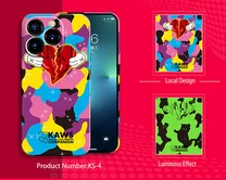 Чехол iPhone 13 Pro LUXO Kaws (KS-4)