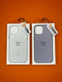 Чехол iPhone 14 Pro Max Clear Case MagSafe hi-copy (фиолетовый)