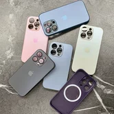 Чехол iPhone 11 AG-Glass MagSafe (черный)