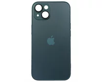 Чехол iPhone 14 AG-Glass MagSafe (синий)