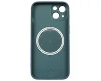 Чехол iPhone 14 AG-Glass MagSafe (синий)