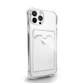 Чехол iPhone 13 Mini TPU CardHolder (прозрачный)