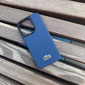Чехол iPhone 14 Lacoste (синий)