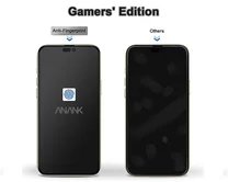Защитное стекло iPhone 12 mini ANANK Anti-fingerprint (для игр, не отставляет отпечатков пальцев) матовое черное   