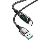 Кабель Hoco S51 Type-C - USB 5A черный, 1,2м