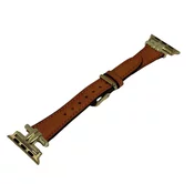 Ремешок Watch Series 38mm/40mm New leather band кожаный, оранжевый