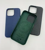 Чехол iPhone 15 Pro Classic Leather (черный)