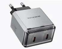 СЗУ-2USB-C Borofone BN21, PD40W, серый