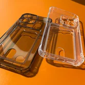 Чехол Infinix Spark 9/HOT 50i TPU CardHolder (прозрачный черный)