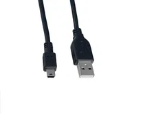 Кабель Perfeo U4301 mini USB - USB черный, 1м