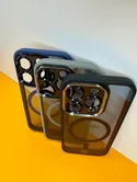 Чехол iPhone 14 NY Matte MagSafe (черный)