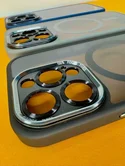 Чехол iPhone 14 NY Matte MagSafe (черный)