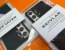 Чехол Samsung S25 Ultra KZDOO Keivlar (синий)