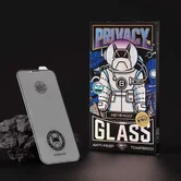 Защитное стекло HEYBINGO X-Man iPhone 15 Plus приватное черное