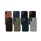 Чехол iPhone 15 Pro KZDOO Keivlar (серый)
