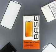 Защитное стекло BASE iPhone 16 Pro черное