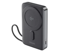 Внешний АКБ 10000 mAh Deppa NRG MagSafe QI2 15W, серый