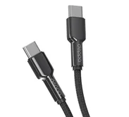 Кабель Deppa Elite Type-C - Type-C черный, 1м